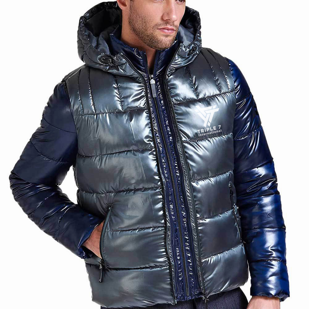 National Apparels Wholesale Custom Winter Puffer Jacket Men Women Sherpa Lining Design Hooded Mens Puffer Jackets